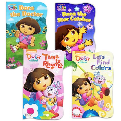 Buy Nickelodeon Dora The Explorer Baby Toddler Board Books - Set of ...