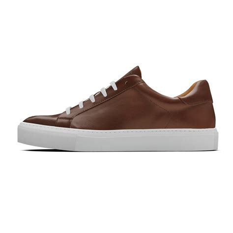 Men's brown leather Sneakers