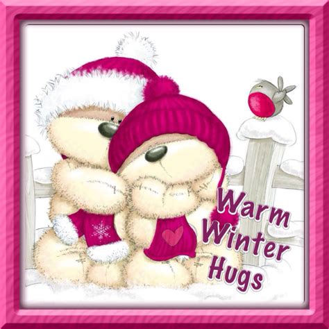 Warm winter hugs | Fizzy moon, Christmas drawing, Teddy bear pictures