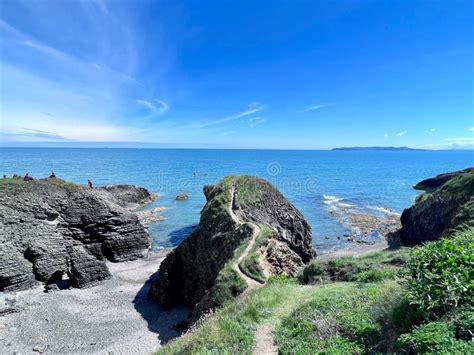 Beautiful View of Donabate Portrane Cliff Walk in Ireland Stock Photo - Image of rocky, shadow ...