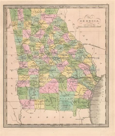 Southeast Georgia Map