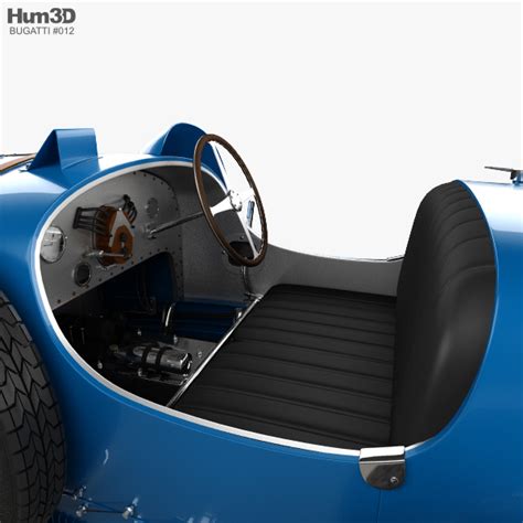 Bugatti Type 35 with HQ interior 1924 3D model - Vehicles on Hum3D