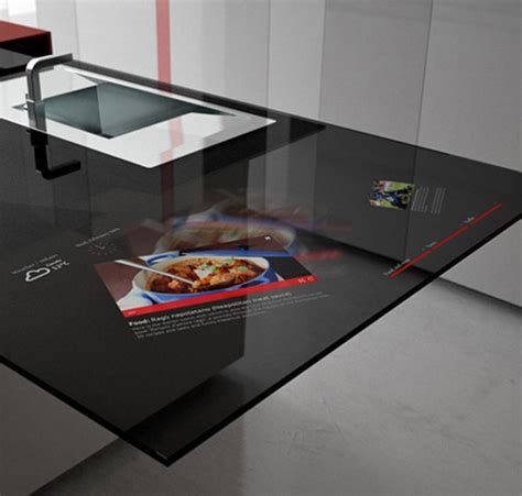 Smart Kitchen With Integrated Samsung Galaxy Tab | Kitchen Design ...