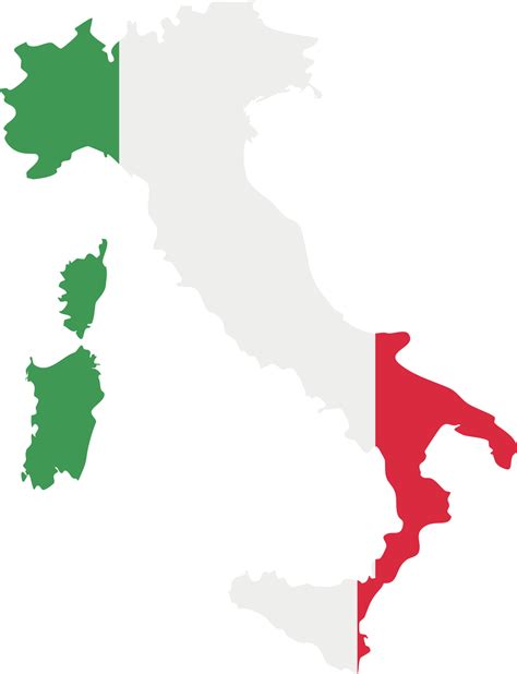 Italy map with national flag. 21568625 Vector Art at Vecteezy