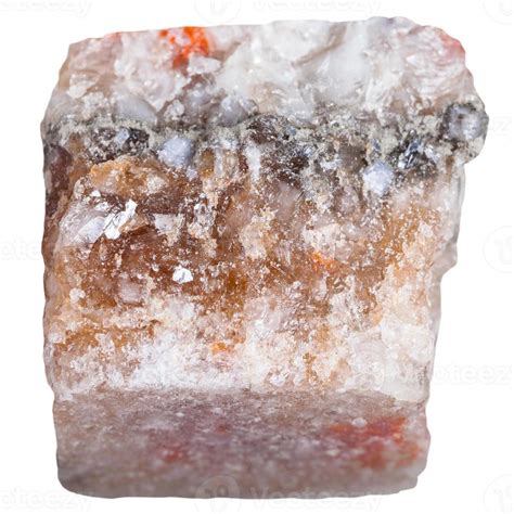 Halite rock salt stone isolated on white 21090924 Stock Photo at Vecteezy