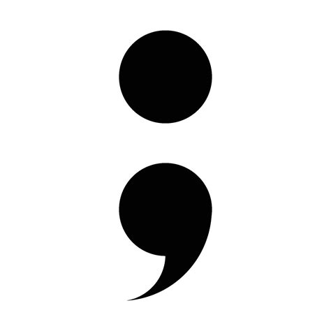 semicolon icon vector 27530490 Vector Art at Vecteezy