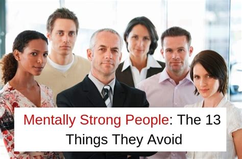 Mentally Strong People: The 13 Things They Avoid - Attention Trust