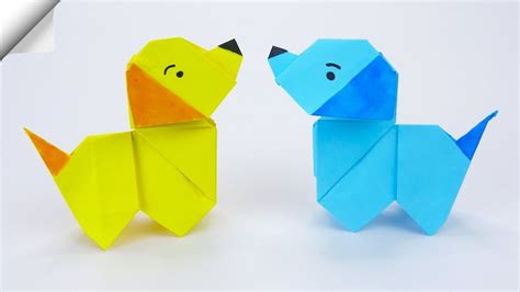 Origami DOG easy DIY paper crafts