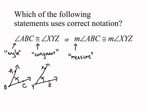 Notation (Congruent Angles) - YouTube