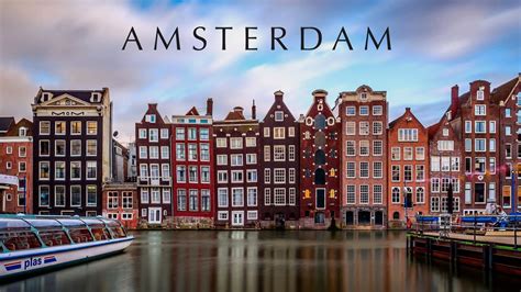 AMSTERDAM Walking tour and city highlights in 4K