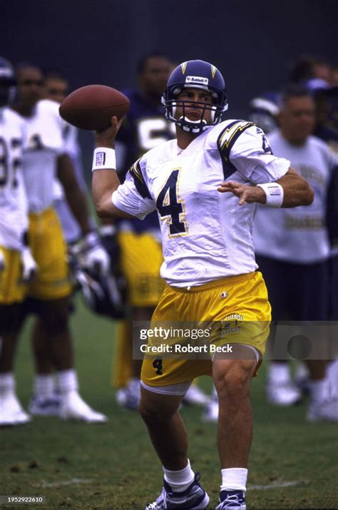 San Diego Chargers Quarterback Jim Harbaugh in action, during... News ...