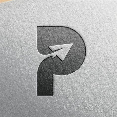 P Logo Concept – from “Paper Plane” in Logo design P Logo Design, Graphisches Design, Typography ...