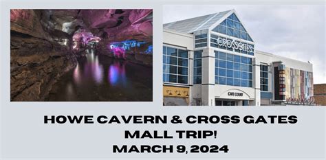 Howe’s Cavern and Crossgates Mall Trip | SUNY Broome Events Calendar