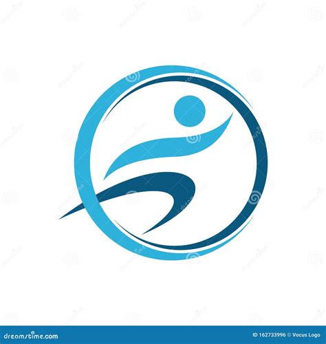 Physical Therapy Logo Design, Icon, Vector, Illustration Stock Illustration - Illustration of ...