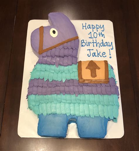 Fortnite llama cake – Artofit