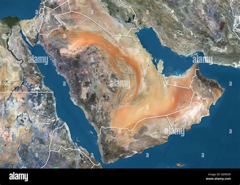 Arabian peninsula map hi-res stock photography and images - Alamy