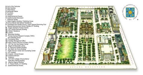 Campus Map - University of Santo Tomas