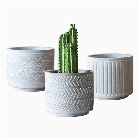 Suppliers of Wholesale modern decorative cement flower planter pot for plants,succulents,cactus ...