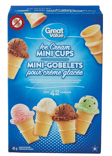 Great Value Ice Cream Mini Cups | Walmart Canada