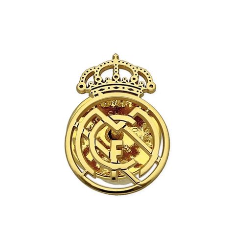 Pin Real Madrid Insignia Football Team Law Gold 18K Handmade - Etsy