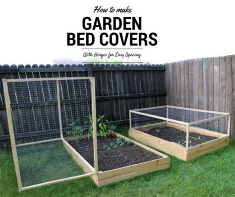 Protective Hinged Raised Garden Bed Cover Project - The Homestead Survival