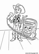 Andy From Toy Story Singing Like A Star Coloring Page Printable sketch template