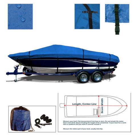 Bass Tracker 175 TX All Weather Fishing Ski Trailerable Storage Boat Cover | eBay
