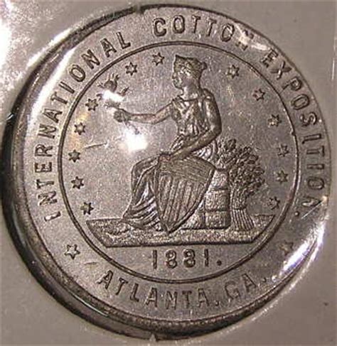 1881 Atlanta International Cotton Exposition Medals - ExpositionMedals.com