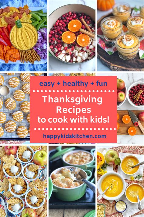 Thanksgiving Recipes to Cook with Kids - Happy Kids Kitchen by Heather Wish Staller