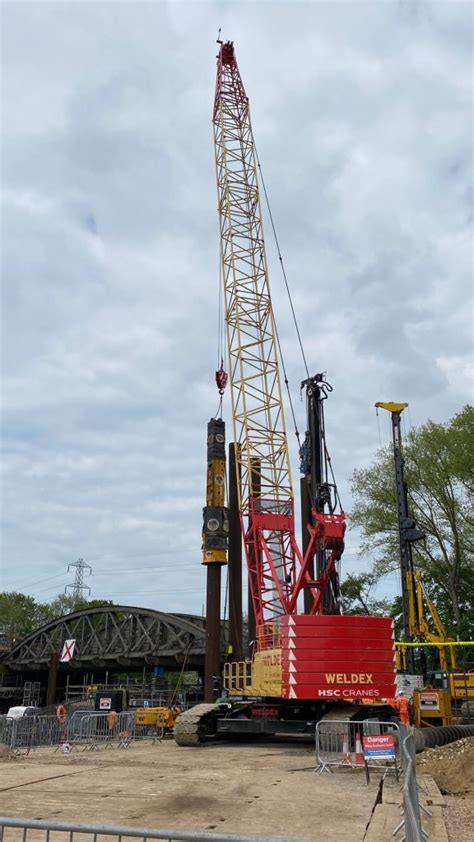 Network Rail's Nuneham Viaduct repairs progress to piling stage | New Civil Engineer