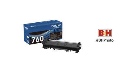 Brother TN760 High Yield Black Toner Cartridge TN760 B&H Photo