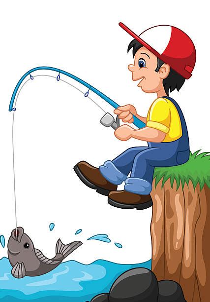 Boy Fishing Clipart | Free download on ClipArtMag