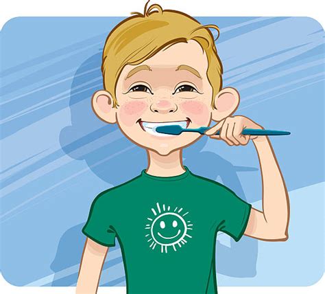 Kids Brushing Teeth Illustrations, Royalty-Free Vector Graphics & Clip Art - iStock