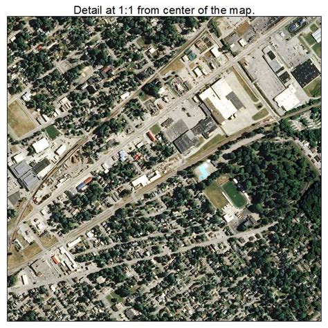 Aerial Photography Map of Vincennes, IN Indiana