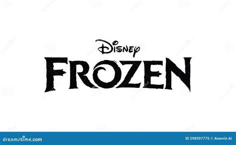 Disney Frozen Movie Logo Vector Isolated Editorial Editorial Image ...