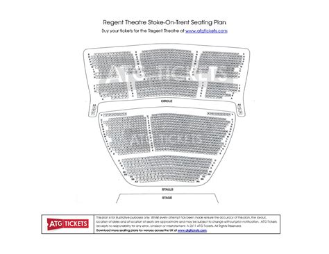 Regent Theatre Seating Plan Stoke-on-Trent