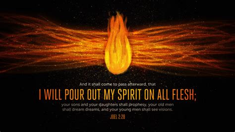 Bible Art Joel 1-3 I will pour out my Spirit on all flesh – The Scripture Says