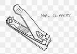 Clip Art Nail Clippers PNG 492x980px Blackandwhite  sketch template