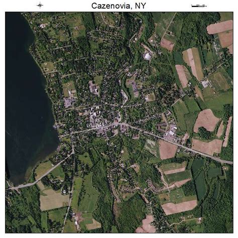 Aerial Photography Map of Cazenovia, NY New York