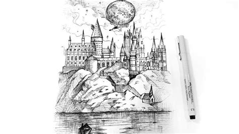 25 Easy Castle Drawing Ideas - How to Draw a Castle