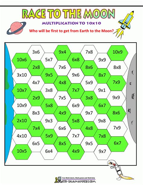 Printable Multiplication Matching Game – PrintableMultiplication.com