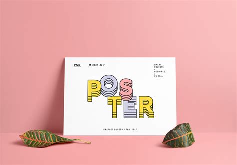 Free Vertical & Horizontal A4 Size Poster Mockup PSD - Good Mockups