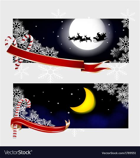 Xmas banners Royalty Free Vector Image - VectorStock