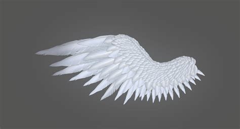 Wings 3D Model Rigged Free