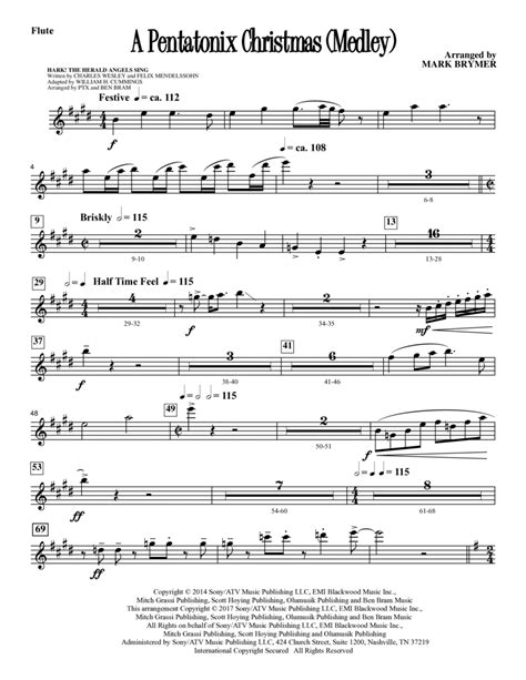 A Pentatonix Christmas (Medley) (arr. Mark Brymer) - Flute by ...