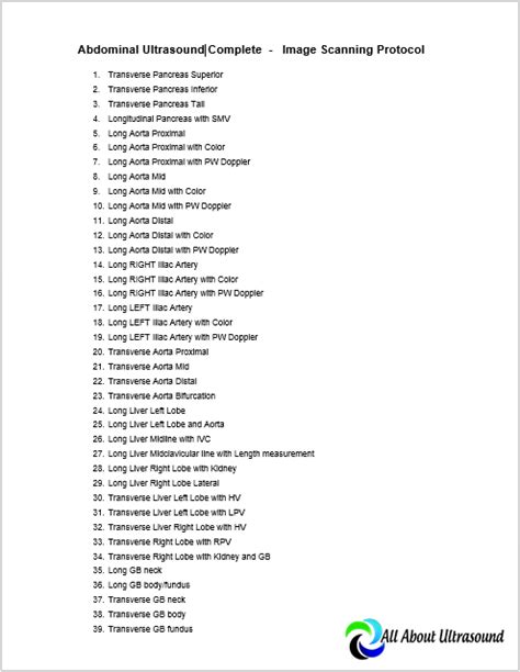 Abdomen Complete Protocol