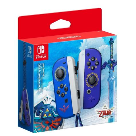 Buy Nintendo Joy-Con (L)/(R) - The Legend of Zelda: Skyward HD Edition - Switch Online at ...