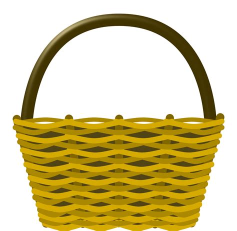 Picnic basket Easter basket Clip art - Empty Easter Basket PNG ...