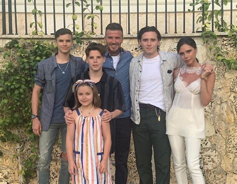 Beckham Kids / David Beckham shares RARE photos with three of his ...