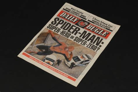 The Prop Gallery | Daily Bugle Spider-Man newspaper cover